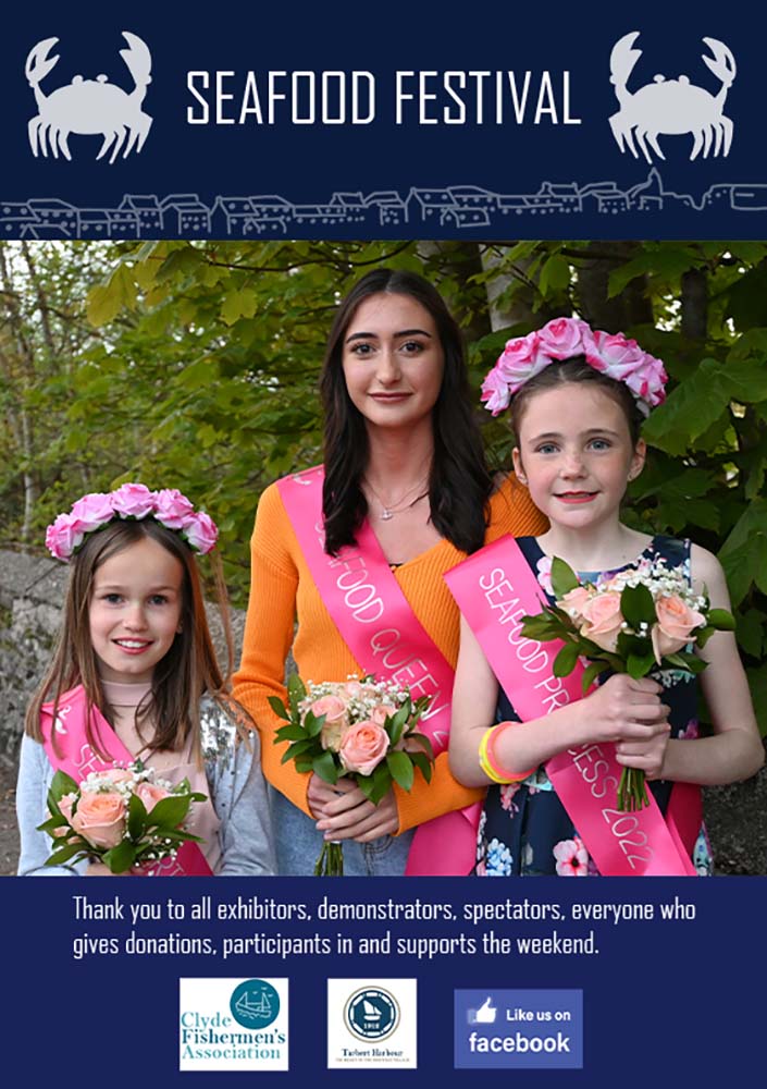 Tarbert Seafood Festival returns next weekend! Tarbert Harbour News